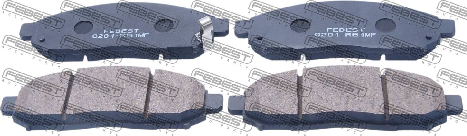 Тормозные колодки Febest. Артикул 0201-R51MF
