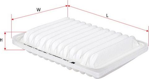 Воздушный фильтр Sakura. Артикул A-3301