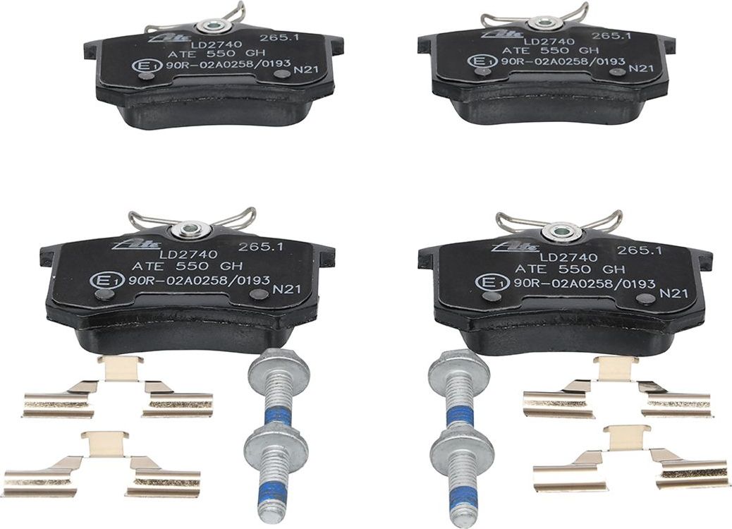 Тормозные колодки ATE Ceramic. Артикул 13.0470-2740.2