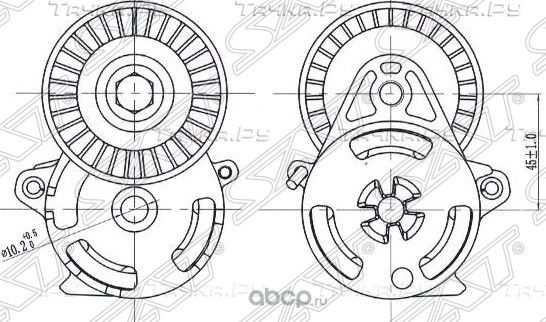 Натяжитель приводного ремня SUBARU FORESTERIMPREZ (SAT). Артикул ST23769AA040