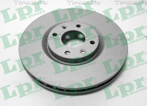 Тормозной диск LPR TOTAL COATED передний для Peugeot 208 I 2012-2019. Артикул P1010VR