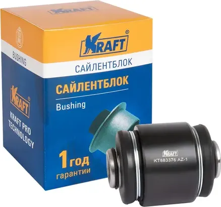 Сайлентблок задней цапфы Hyundai Elantra (06-11), Santa Fe I (00-12) / Kia Sport (Kraft). Артикул KT883376