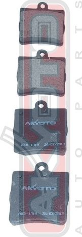 Тормозные колодки Akyoto Packing AKYOTO задние для Chrysler Crossfire 2003-2008. Артикул AKD-1319