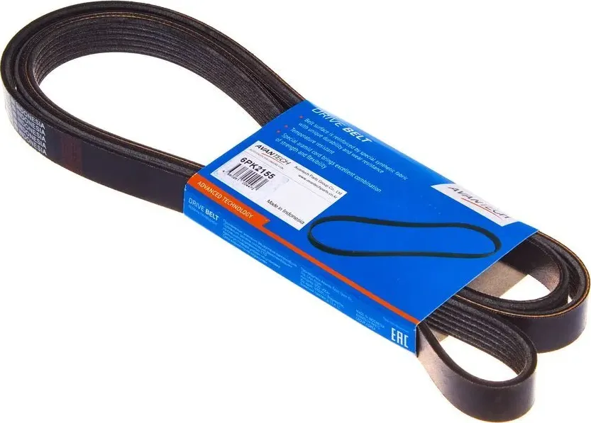 Ремень поликлиновой (Avantech). Артикул 6PK2155