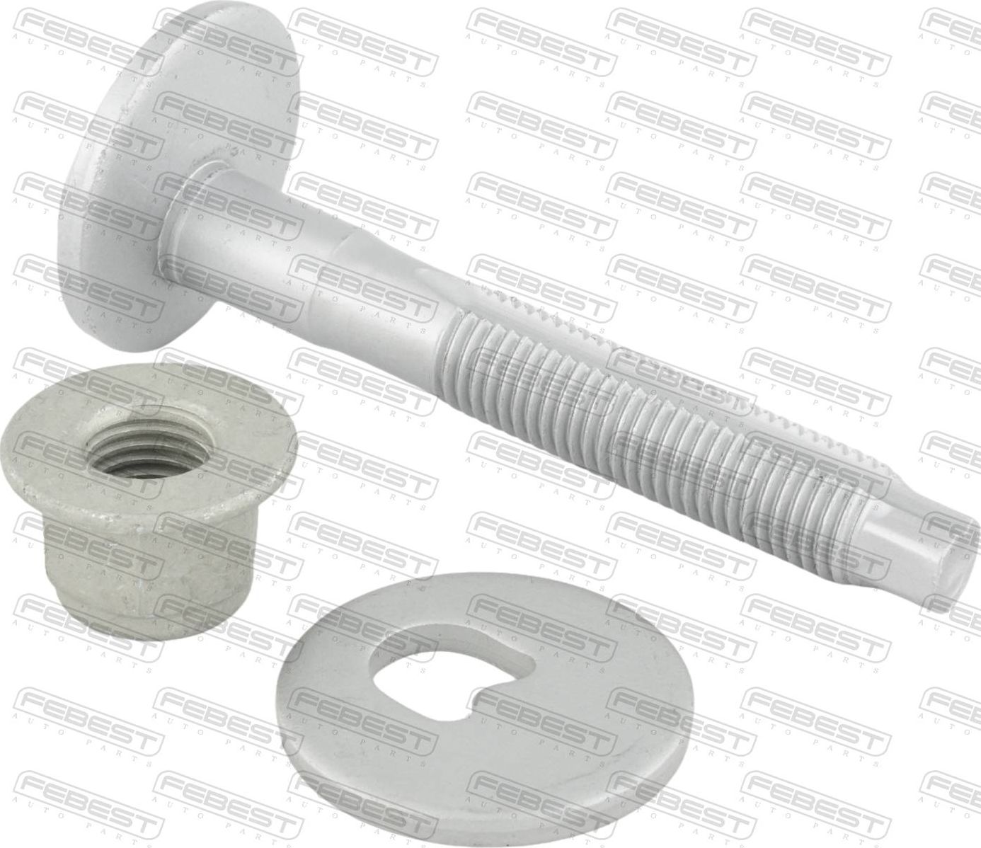 БОЛТ С ЭКСЦЕНТРИКОМ РЕМКОМПЛЕКТ (КОМПЛЕКТ, НА ОДНУ СТОРОНУ) Febest. Артикул 2329-003-KIT
