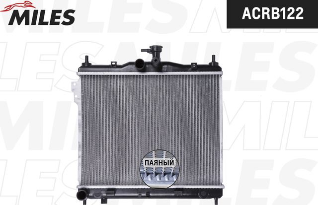 Радиатор охлаждения двигателя Miles для Hyundai Getz I 2002-2010. Артикул ACRB122