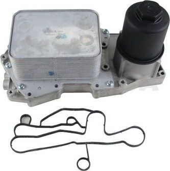 Радиатор масляный (маслоохладитель) для двигателя (в сборе) OSSCA. Артикул 24291