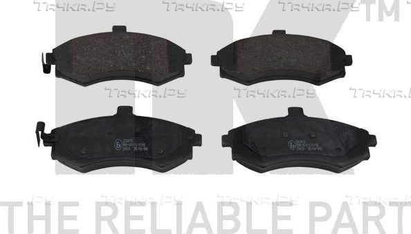Тормозные колодки NK передние для Kia Spectra II 2006-2009. Артикул 223413