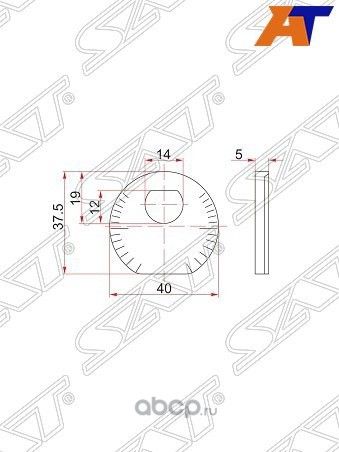 ШАЙБА ЭКСЦЕНТРИКА FR РЫЧАГА TOYOTA ALTEZZACHASERCRESTACROWNMAJESTAMARK2LUCIDA 91- Шайба эксце (SAT). Артикул ST4819850011