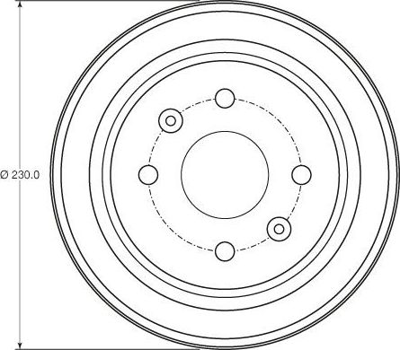 Тормозной барабан TRW. Артикул DB4442
