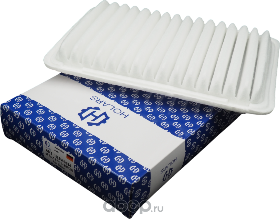 Фильтр возд. Toyota Camry (V30, V40, V50) 01-, Venza (V10) 08-, Lexus ES250 (_V6 (Holars). Артикул HLFA0024