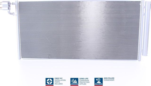 Радиатор кондиционера (конденсатор) Nissens (алюминий) для Porsche Panamera II 2016-2026. Артикул 941068