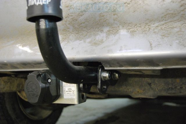 Фаркоп Лидер-Плюс для Opel Astra G хетчбек 3/5-дв., седан 1998-2004. Артикул O106-A