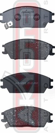 Тормозные колодки Akyoto Packing AKYOTO. Артикул AKD-1003