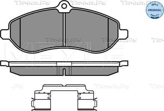 Тормозные колодки Meyle Original. Артикул 025 245 9518/W