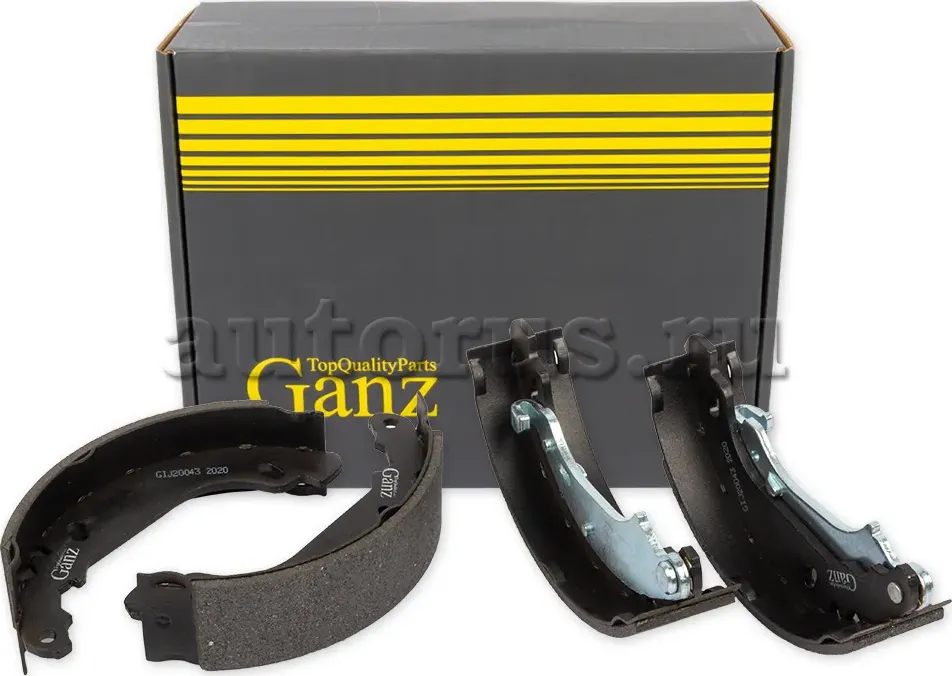 Колодки барабанные (Ganz). Артикул GIJ20043