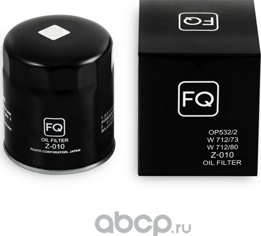 FQ Фильтр масляный (OP532/2, W 712/73, W 712/80), Z-010 FQ. Артикул Z010