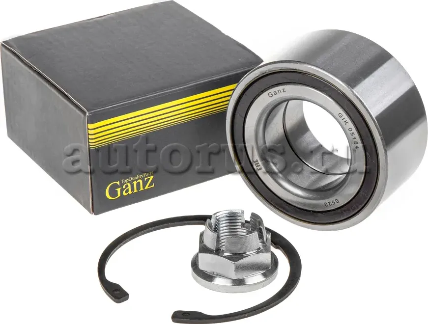 Подшипник ступицы передний с ABS (39x42x80) (Ganz). Артикул GIK05154