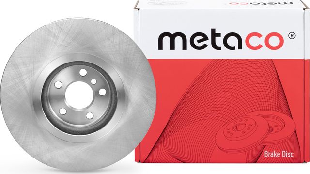 Диск тормозной передний вентилируемый левый (Metaco). Артикул 3090008L