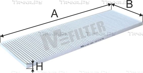 Салонный фильтр MFilter для Mercedes-Benz Conecto 2001-2026. Артикул K 965