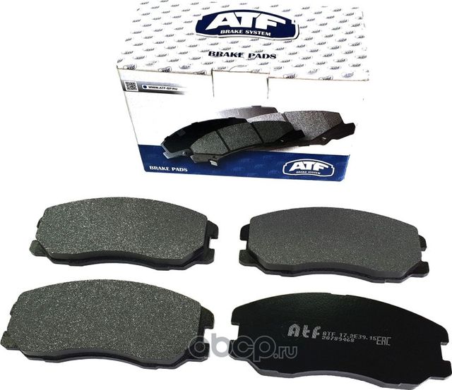 Колодки тормозные передние (100 140) (ATF) ATF. Артикул 172E3915