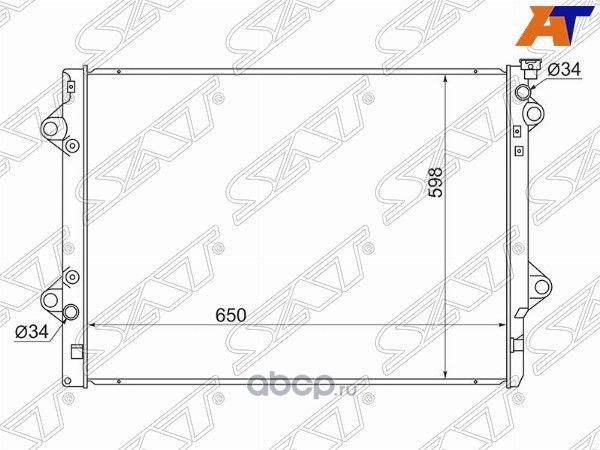 Радиатор TOYOTA LAND CRUISER PRADO 120 SURFFJ CR (SAT). Артикул TY0009120