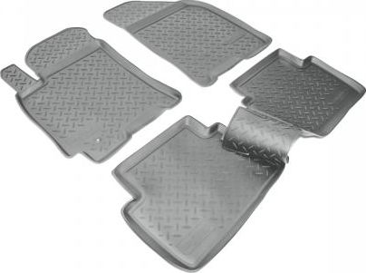 Коврики Норпласт для салона Chevrolet Lacetti 2004-2013. СЕРЫЕ. Артикул NPL-Po-12-22Grey