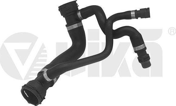 Патрубок радиатора (системы охлаждения) Vika (резина). Артикул 11045301