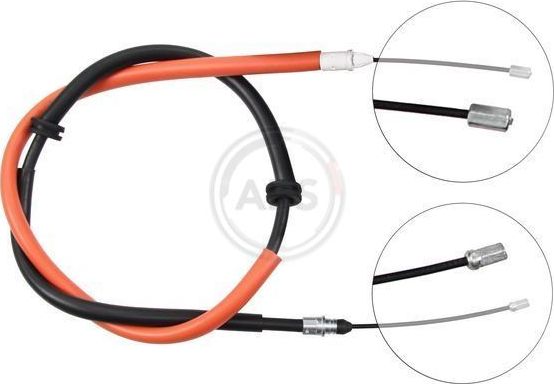 Трос ручника (тросик ручного тормоза) ABS. Артикул K17317