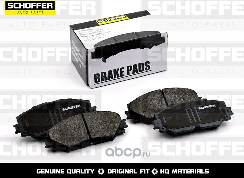 Колодки тормозные передние TOYOTA PREMIOALLION 05 (Schoffer). Артикул SHF23069
