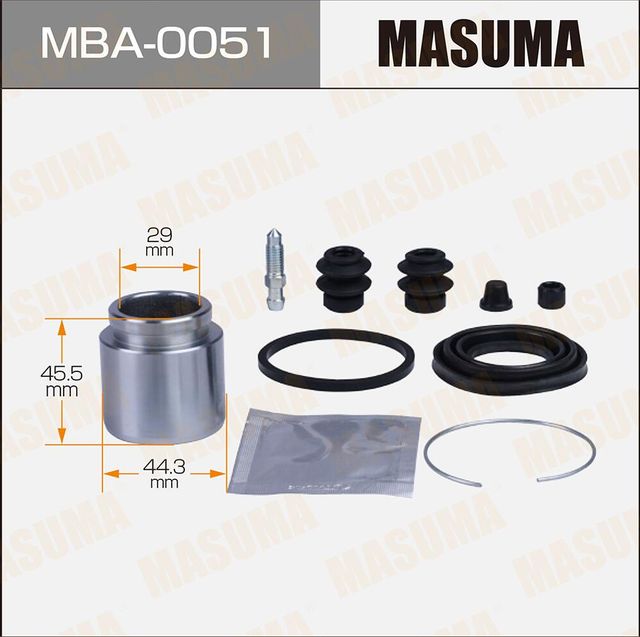 Ремкомплект тормозного суппорта Masuma задний для Mitsubishi Pajero IV 2006-2026. Артикул MBA-0051