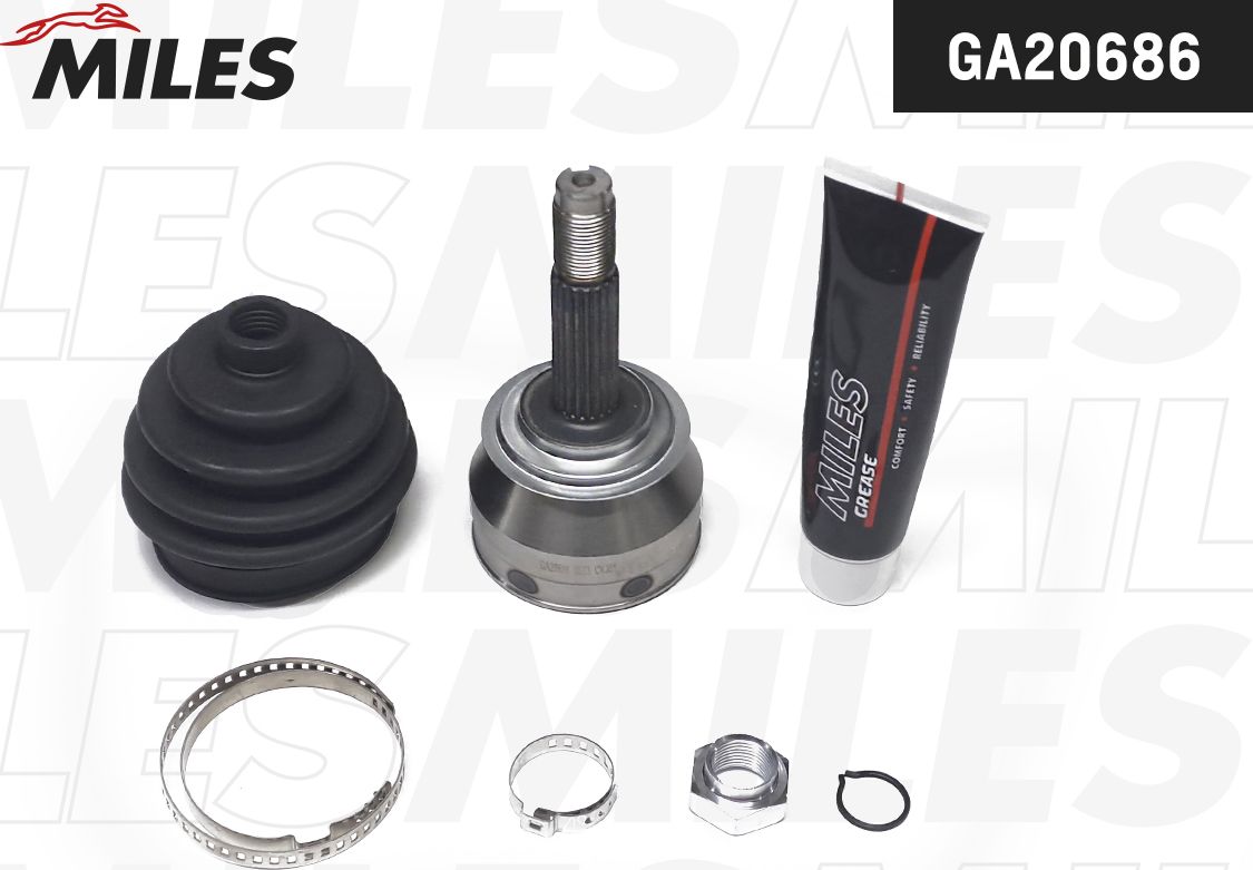 Шрус наружный (граната) Miles передний для SEAT Fura 1982-1986. Артикул GA20686