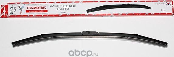щетка стеклоочистителя гибридная (пластиковая упаковка) (Dynamatrix-Korea). Артикул 550DH