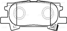 Колодки тормозные, задние (Старый CKT172) (CTR). Артикул GK1185