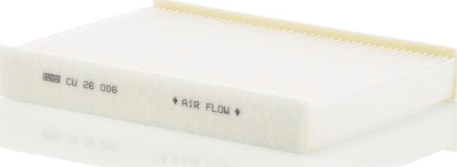 Салонный фильтр Mann-Filter для SEAT Mii 2011-2026. Артикул CU 26 006