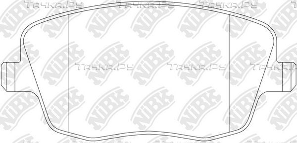 Тормозные колодки NiBK. Артикул PN0221