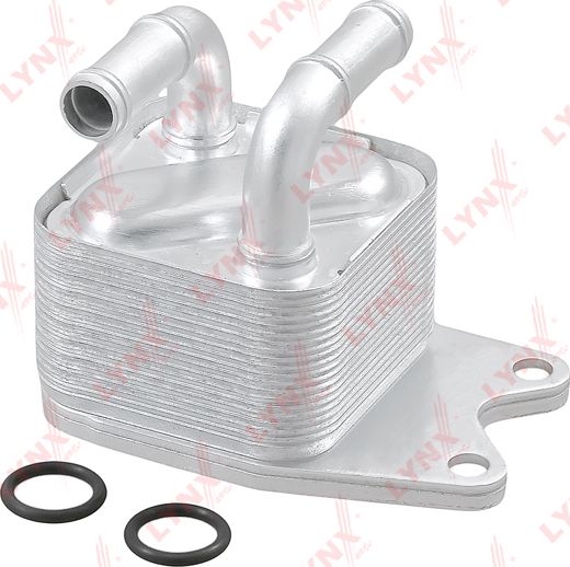 Радиатор масляный (маслоохладитель) для АКПП LYNXauto для Volkswagen Polo IV 2006-2009. Артикул RO-1100