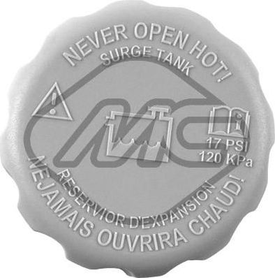 Крышка, резервуар охлаждающей жидкости Metalcaucho. Артикул 03549