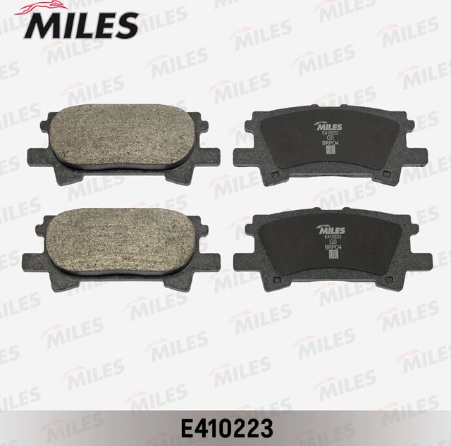Тормозные колодки Miles (Low-Metallic). Артикул E410223