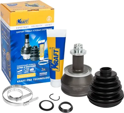 ШРУС VAG A1/A2/FABIA 02- 1.4/1.6/1.8 наруж. (Kraft). Артикул KT059223