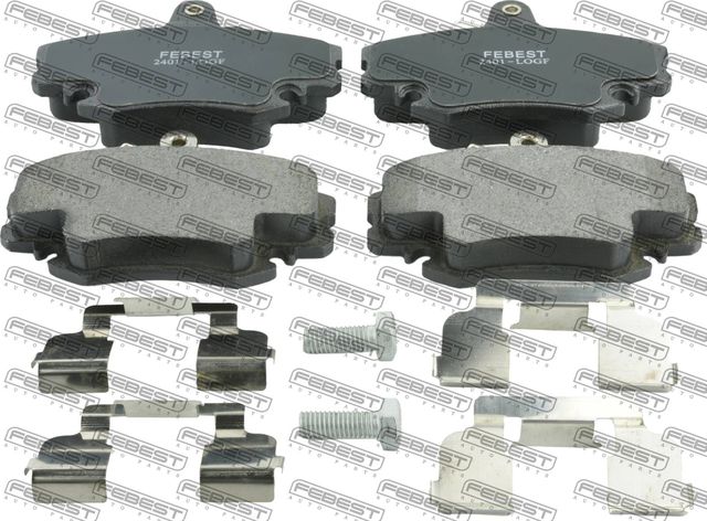 Тормозные колодки Febest передние для Renault Logan I 2004-2015. Артикул 2401-LOGF