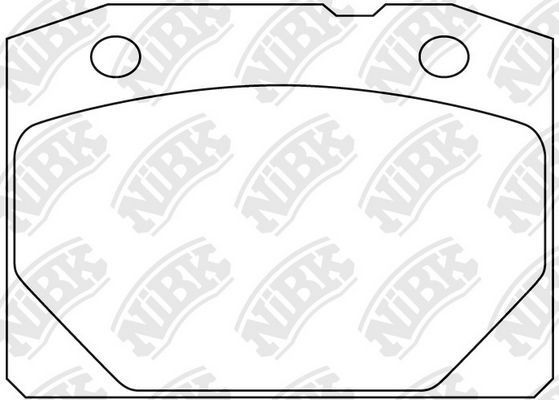 Тормозные колодки NiBK. Артикул PN0298