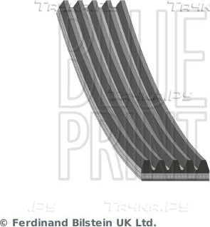 Приводной ремень поликлиновой Blue Print (EPDM (Этилен-пропиленовый каучук)) для Mitsubishi L200 V 2014-2026. Артикул AD05R1340