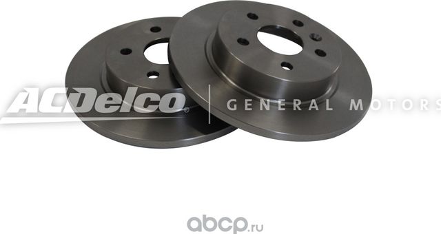 Тормозной диск ACDelco задний для Chevrolet Tracker III (Trax) 2013-2026. Артикул 19372206