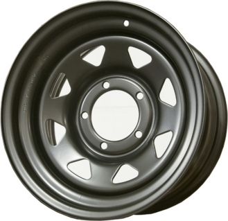 Колёсный диск OFF-ROAD Wheels стальной штампованный черный матовый 5x139,7 7xR15 d98.5 ET+25 для ВАЗ ВАЗ 2131 4х4 1977-2026. Артикул 1570-53998MBL+25