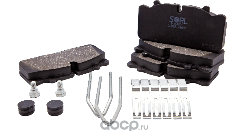 КОЛОДКА ТОРМ ГАЗОН NEXT (К-Т 4 ШТ) (31200270,29088) (НМ4605-01074) (SO (Sorl). Артикул HM4605AK001