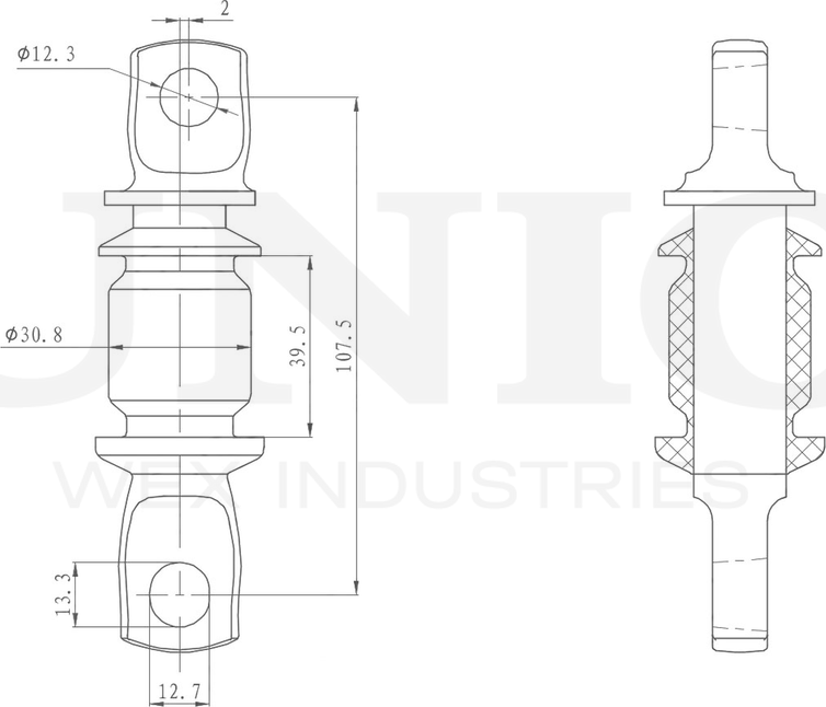 Сайлентблок рычага подвески (Unio). Артикул RMP-20158