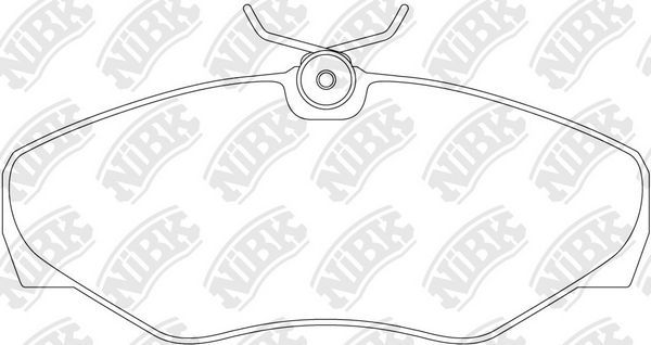 Тормозные колодки NiBK. Артикул PN0198