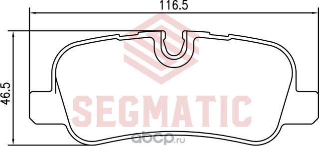 Колодка торм диск зад LAND ROVER DISCOVERY 2.7 2004 - 2009 LAND ROVER DISCOVERY (Segmatic). Артикул SGBP2765