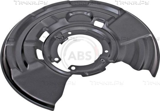 Кожух (щиток) тормозного диска ABS (алюминий) задний левый для BMW 1 I (E81/E82/E87/E88) 2004-2012. Артикул 11009